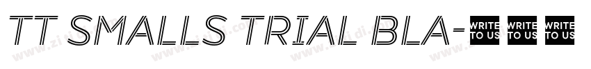 TT Smalls Trial Bla字体转换